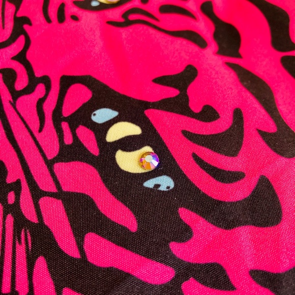 Tiger Print Jeans - Picture 3 of 4